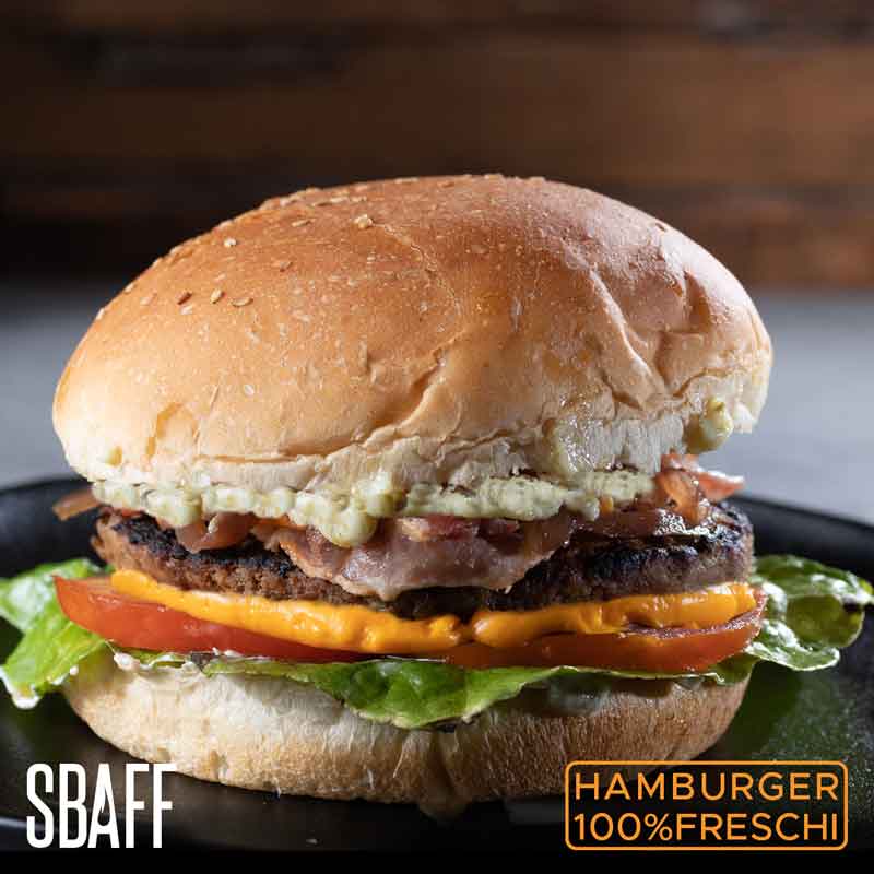 Hamburger SBAFF con carne di manzo 100% fresca